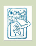 imposter fish tin print