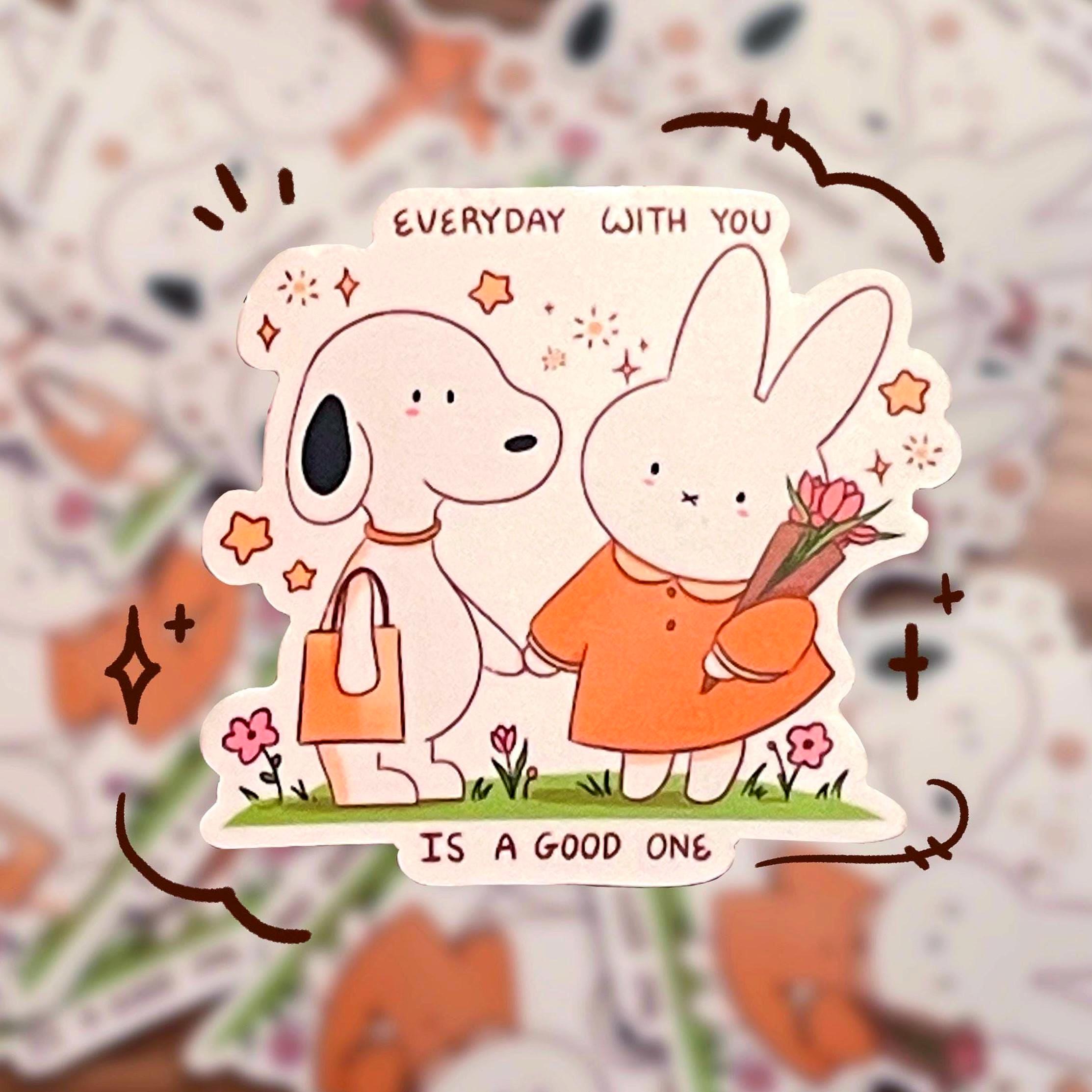 cute bunnyxdog sticker