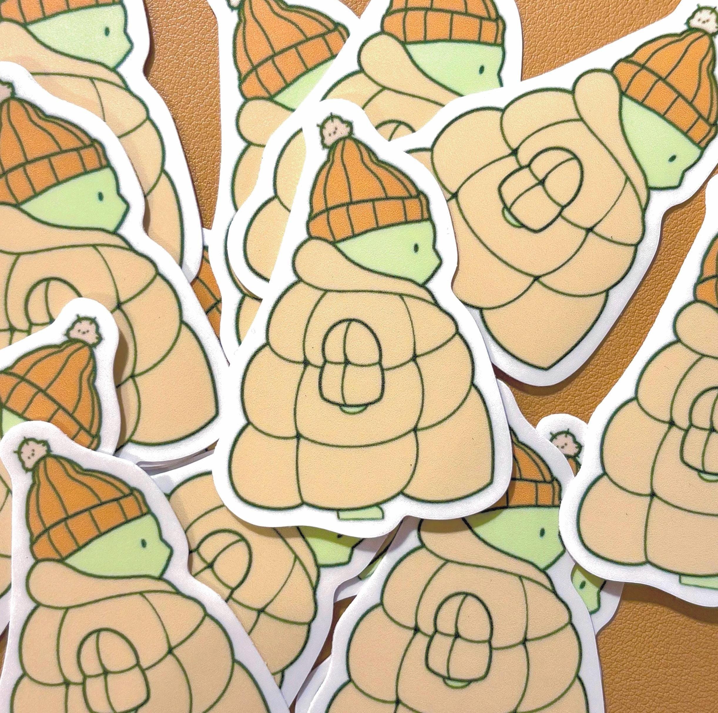 chill guy puffer jacket sticker