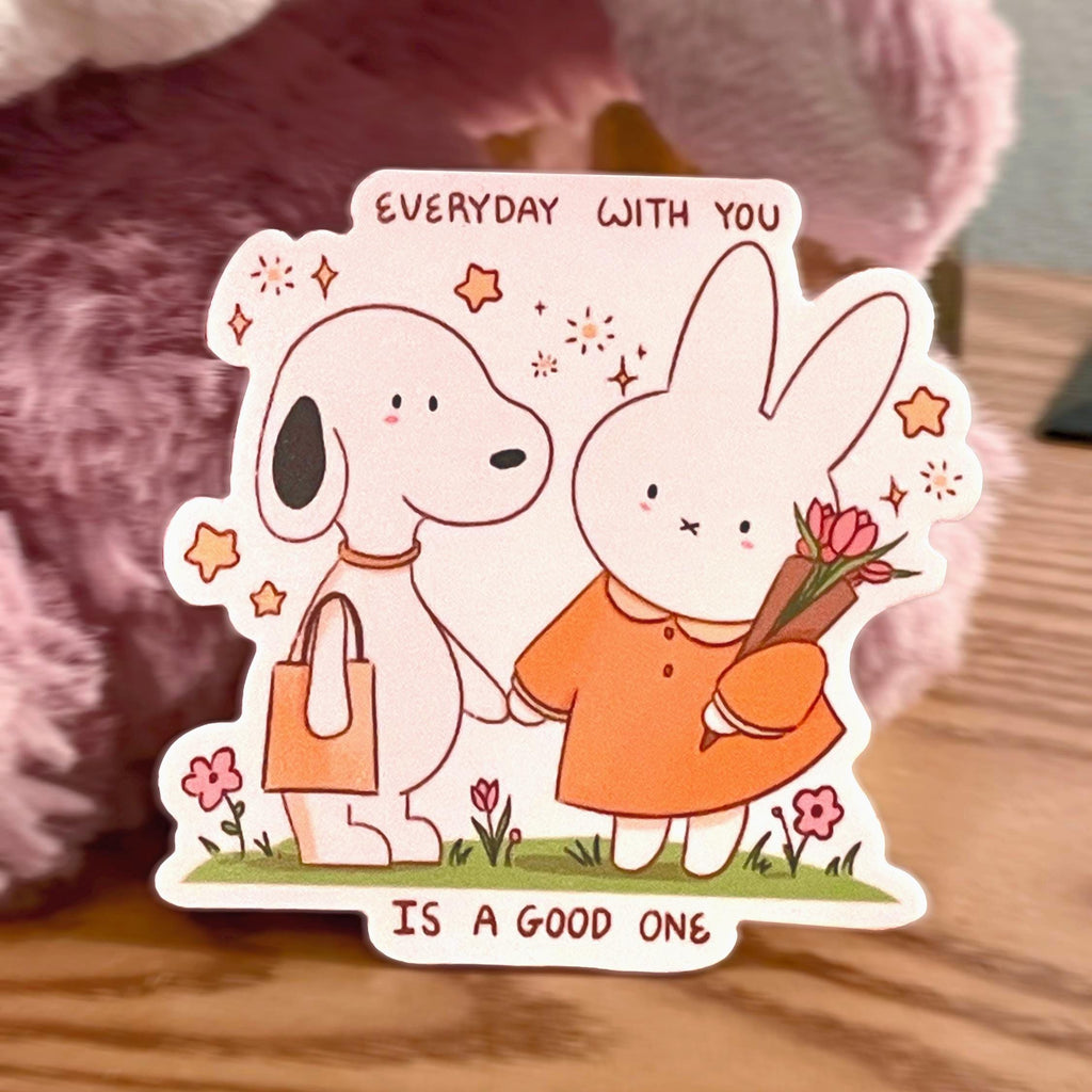 cute bunnyxdog sticker