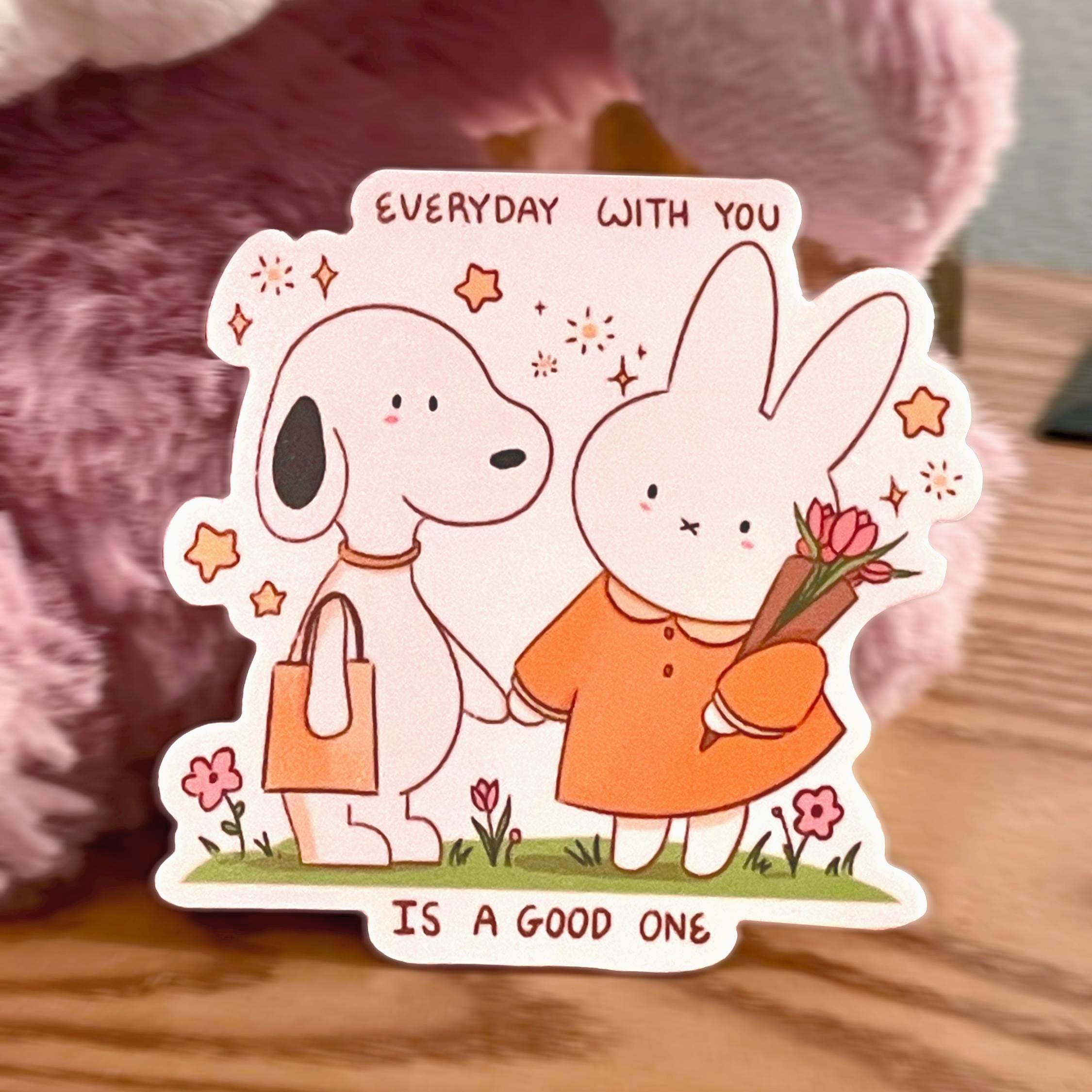 cute bunnyxdog sticker