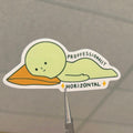 sleepy guy sticker