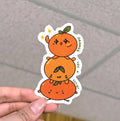 cute stacked orange sticker
